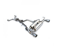 Invidia Gemini Cat Cack Exhaust - Rolled Polished Stainless Tips - Nissan 350Z Z33 02-09 - Revzone