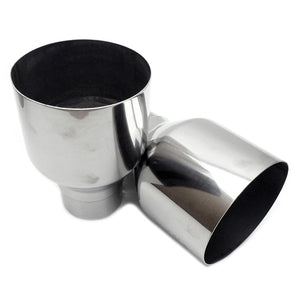 Invidia R400 Valved Cat Back Exhaust w/Round Tips - Straight Cut Polished Stainless Tips - VW Golf R Mk8