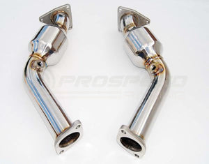 Invidia High Flow Catted Test Pipes - Nissan 350Z Z33 02-06/Skyline V35/Infiniti G35 V35