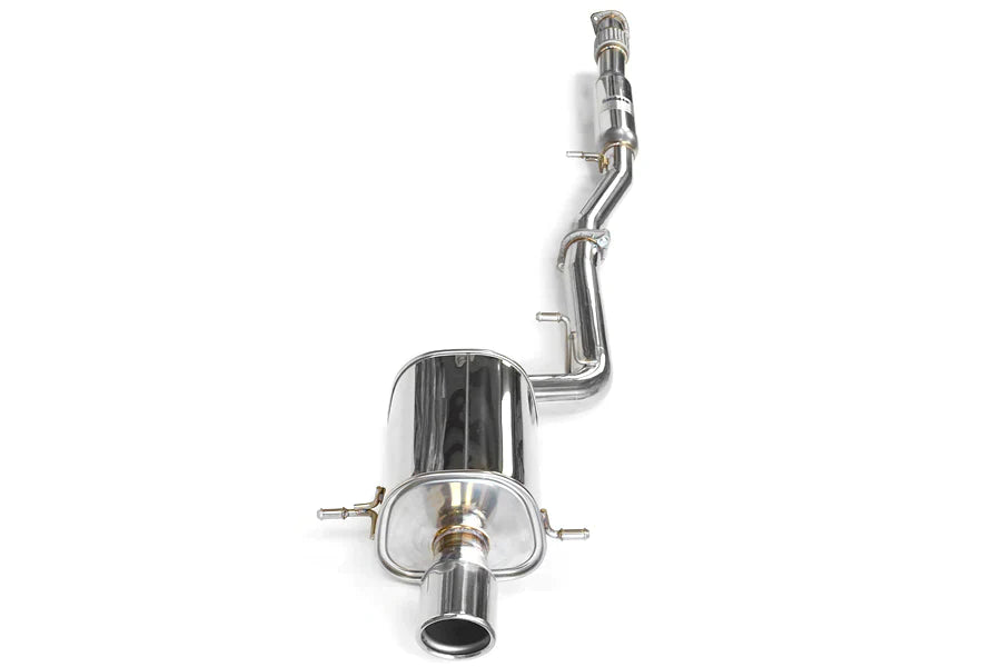 Invidia Q300 Cat Back Exhaust - Rolled Polished Stainless Tips - Subaru WRX/STI GD 01-07