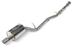 Invidia Q300 Cat Back Exhaust - Rolled Titanium Blue Tips - Subaru WRX/STI GD 01-07 - Revzone