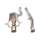 Invidia Q300 Cat Back Exhaust - Rolled Polished Stainless Tips - Subaru WRX/STI GD 01-07