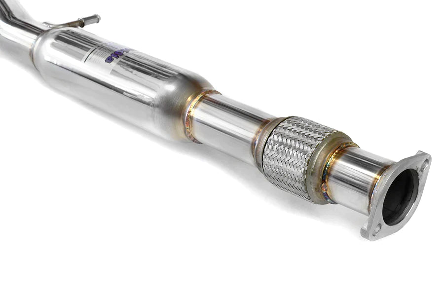 Invidia Q300 Cat Back Exhaust - Rolled Titanium Blue Tips - Subaru WRX/STI GD 01-07 - Revzone