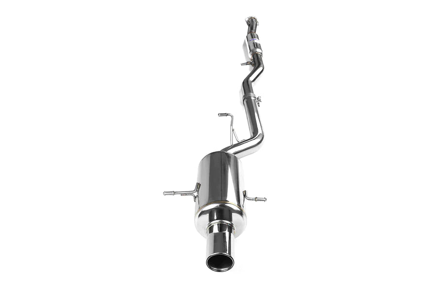 Invidia G200 Cat Back Exhaust - Rolled Titanium Blue Tips - Subaru Forester XT SG 03-08 - Revzone