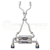 Invidia Gemini Cat Back Exhaust - Straight Cut Polished Stainless Tips - Nissan Skyline V36/Infiniti G37 V36 - Revzone