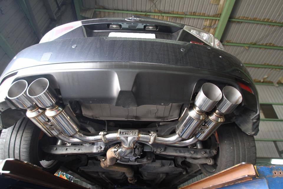 Invidia R400 Cat Back Exhaust - Subaru WRX 11-14/STI 08-14 (Hatch) - Revzone