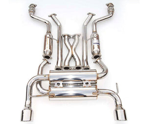 Invidia Gemini Cat Back Exhaust - Infiniti FX35 09-12 (3.5L V6)