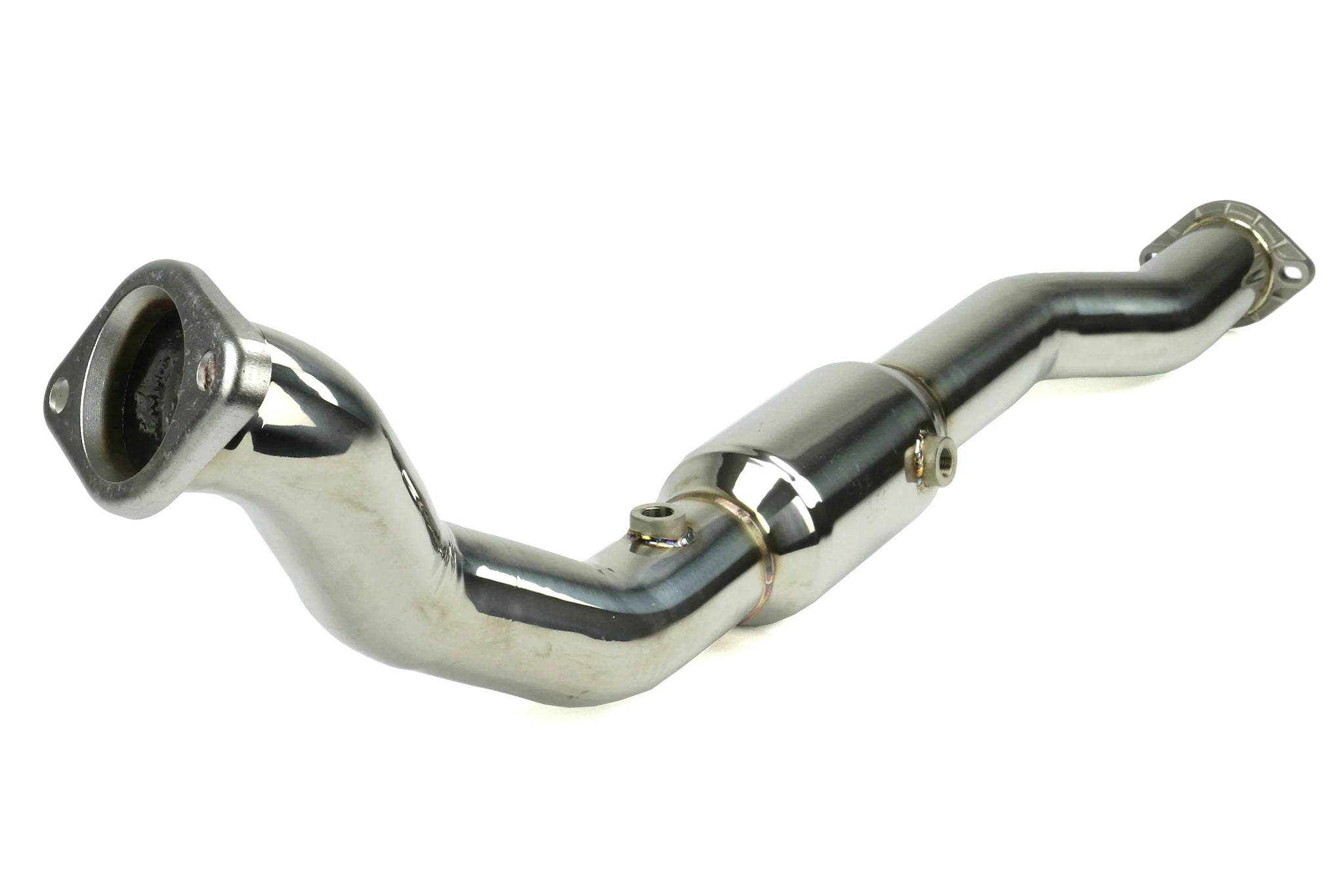 Invidia Down Pipe/Front Pipe w/High Flow Cat - Mitsubishi Evo X CZ4A - Revzone