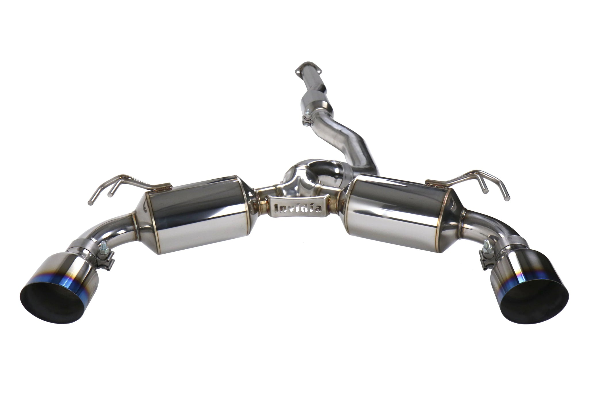 Invidia Dual N1 Cat Back Exhaust - Mitsubishi Evo X CZ4A - Revzone