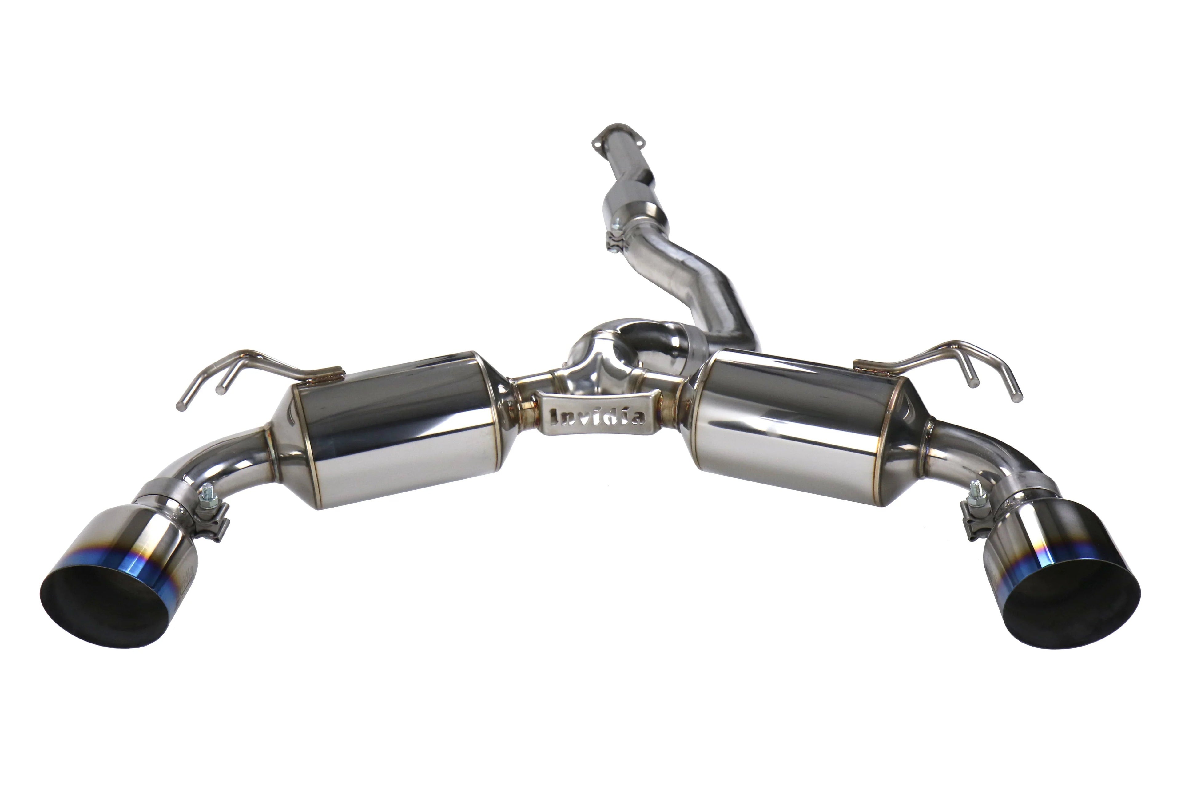 Invidia Dual N1 Cat Back Exhaust - Mitsubishi Evo X CZ4A - Revzone