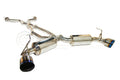 Invidia Dual N1 Cat-Back Exhaust - Straight Cut Titanium Blue Tips - Nissan 370Z Z34 09-21 - Revzone