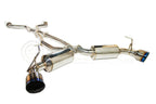 Invidia Dual N1 Cat-Back Exhaust - Straight Cut Titanium Blue Tips - Nissan 370Z Z34 09-21 - Revzone