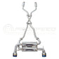 Invidia Gemini Cat Back Exhaust - Straight Cut Polished Stainless Tips - Nissan 370Z Z34 09-21
