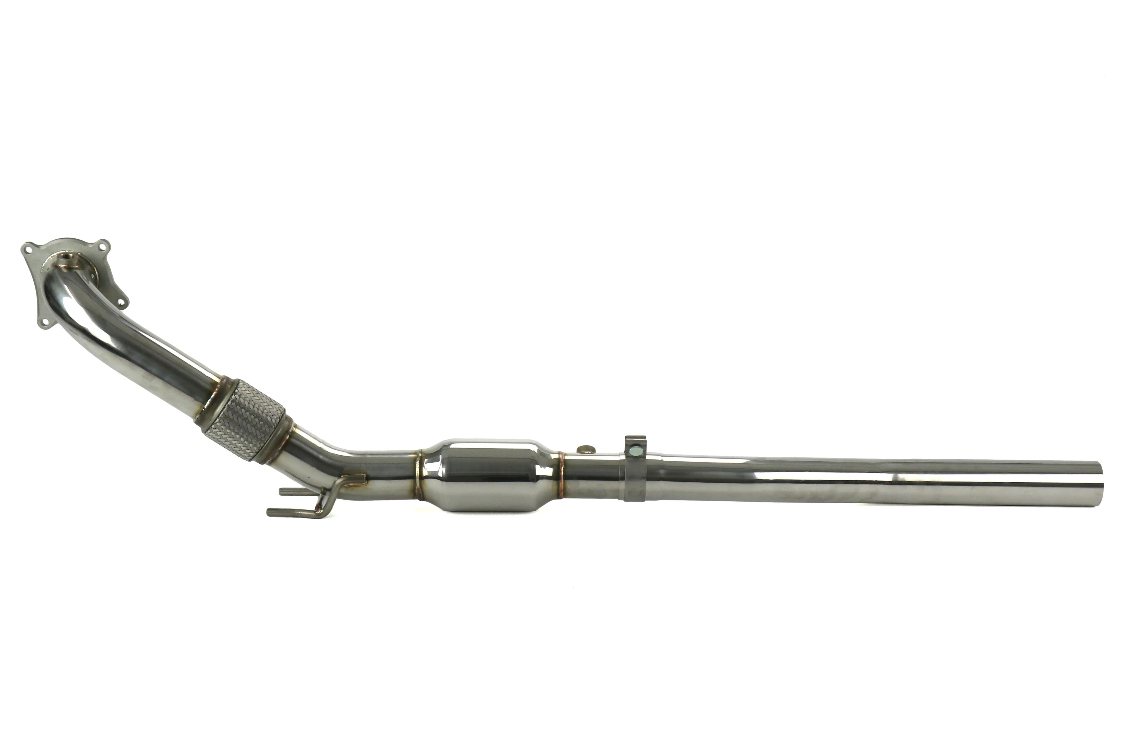 Invidia Down Pipe w/High Flow Cat - VW Golf GTI Mk6 - Revzone