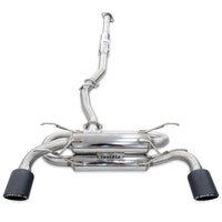 Invidia R400 70mm Cat Back Exhaust - Straight Cut Black Stainless Tips - Subaru BRZ & Toyota 86 12-21, 22+ - Revzone