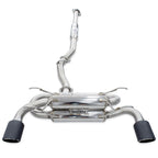 Invidia R400 70mm Cat Back Exhaust - Straight Cut Titanium Blue Tips - Subaru BRZ & Toyota 86 12-21, 22+ - Revzone