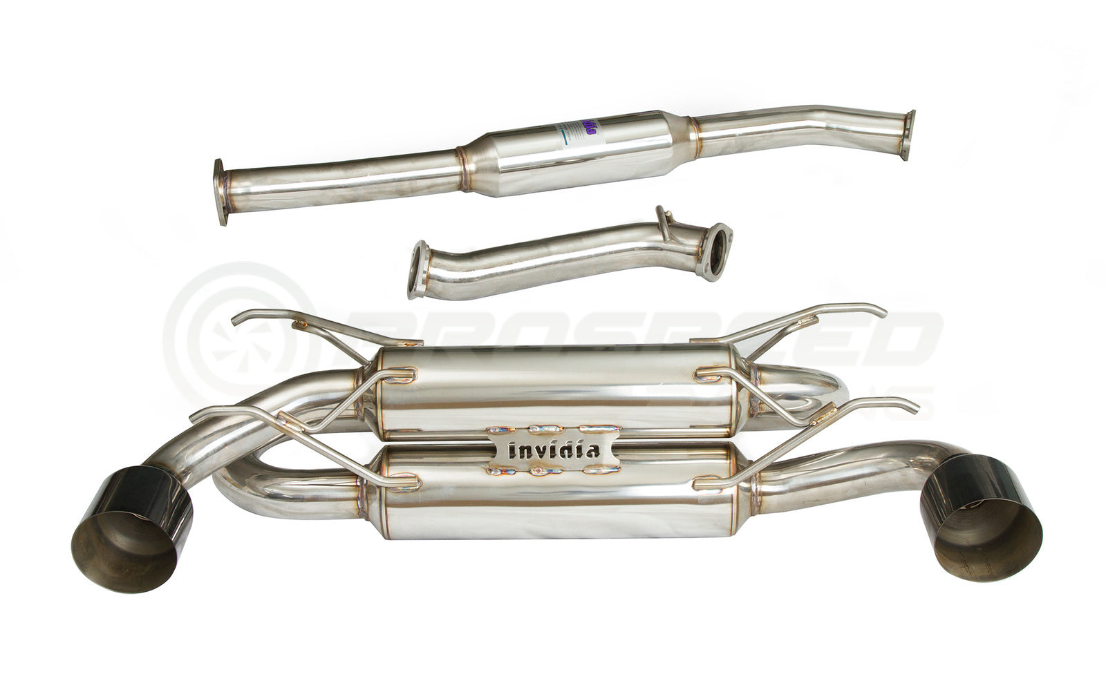 Invidia R400 70mm Cat Back Exhaust - Rolled Polished Stainless Tips - Subaru BRZ & Toyota 86 12-21, 22+ - Revzone