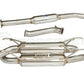Invidia R400 70mm Cat Back Exhaust - Straight Cut Black Stainless Tips - Subaru BRZ & Toyota 86 12-21, 22+