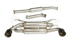 Invidia R400 70mm Cat Back Exhaust - Straight Cut Black Stainless Tips - Subaru BRZ & Toyota 86 12-21, 22+ - Revzone