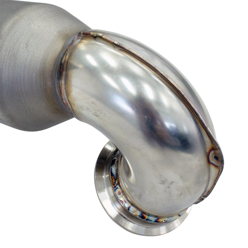 Invidia Down Pipe w/High Flow Cat - VW Golf GTI Mk7, Mk7.5 - Revzone