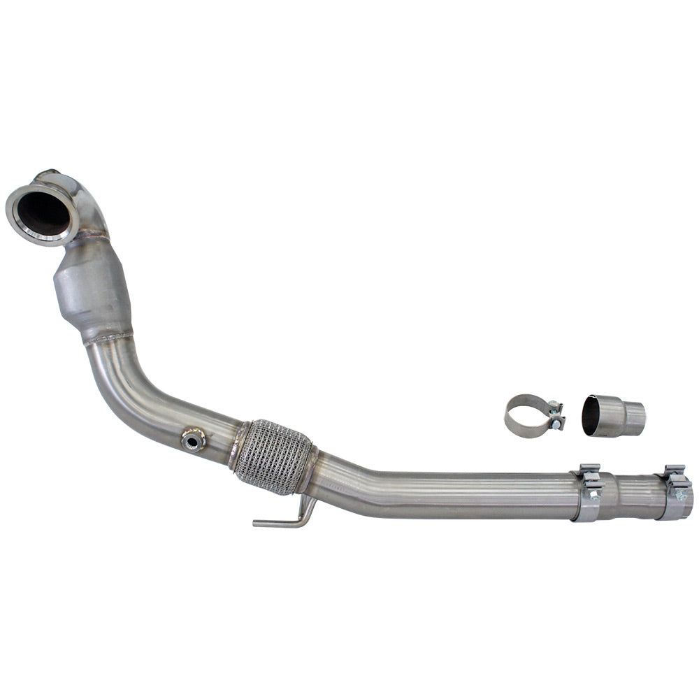 Invidia Down Pipe w/High Flow Cat - VW Golf GTI Mk7, Mk7.5 - Revzone