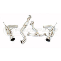 Invidia R400 Cat Back Exhaust - Straight Cut Polished Stainless Tips - Subaru WRX 08-10 Sedan/Forester XT SH SJ - Revzone