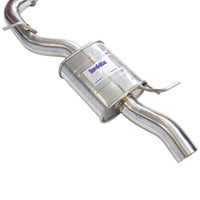 Invidia R400 Valved Cat Back Exhaust w/Oval Tips - Rolled Titanium Blue Tips - VW Golf R Mk7 - Revzone