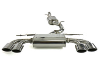 Invidia Q300 Non-Valved Catback Exhaust w/Oval Tips - Rolled Polished Stainless Tips - VW Golf R Mk7 - Revzone