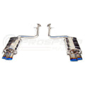 Invidia Q300 Axle Back Exhaust - Rolled Titanium Blue Tips - Lexus RC200T/RC300/RC350 SC10R 14-21 - Revzone