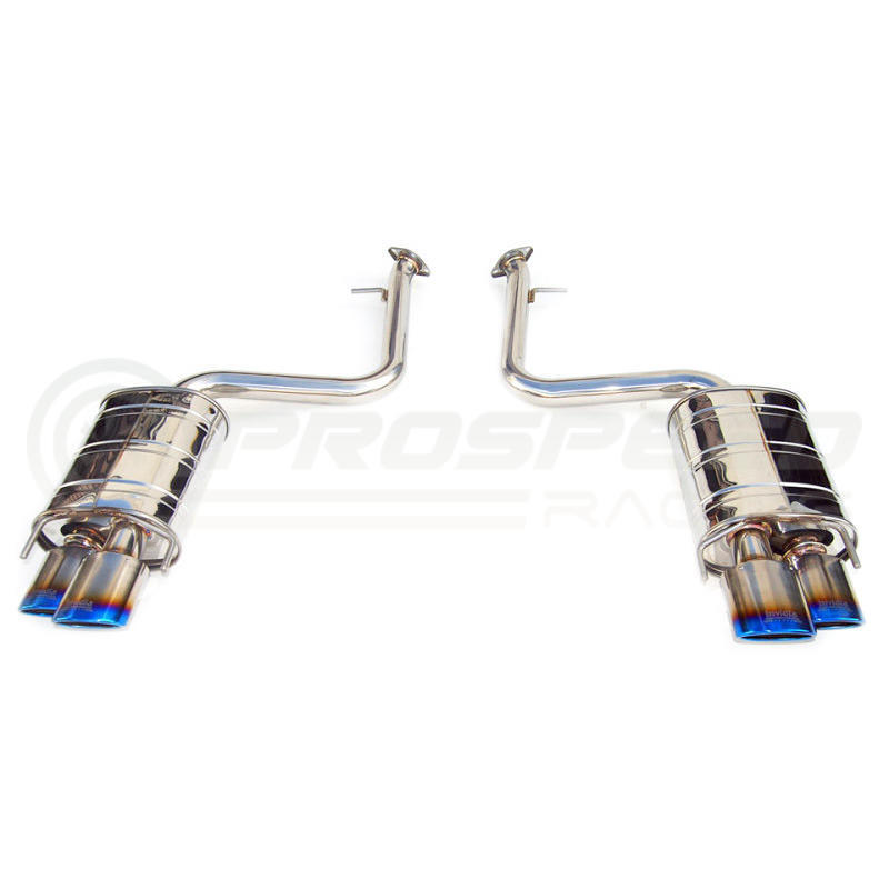 Invidia Q300 Axle Back Exhaust - Rolled Titanium Blue Tips - Lexus RC200T/RC300/RC350 SC10R 14-21 - Revzone