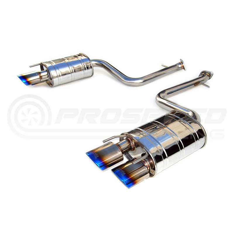 Invidia Q300 Axle Back Exhaust - Rolled Polished Stainless Tips - Lexus RC200T/RC300/RC350 SC10R 14-21 - Revzone