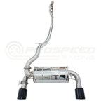 Invidia Q300 Valved Cat Back Exhaust - Rolled Black Stainless Tips - Ford Focus RS Mk3 LZ 16-17