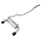 Invidia Q300 Valved Cat Back Exhaust - Rolled Black Stainless Tips - Ford Focus RS Mk3 LZ 16-17