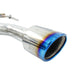 Invidia Q300 Valved Cat Back Exhaust - Rolled Titanium Blue Tips - Ford Focus RS Mk3 LZ 16-17