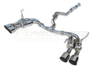 Invidia R400 Cat Back Exhaust - Straight Cut Polished Stainless Tips - Subaru WRX/STI 11-21 (Sedan) - Revzone