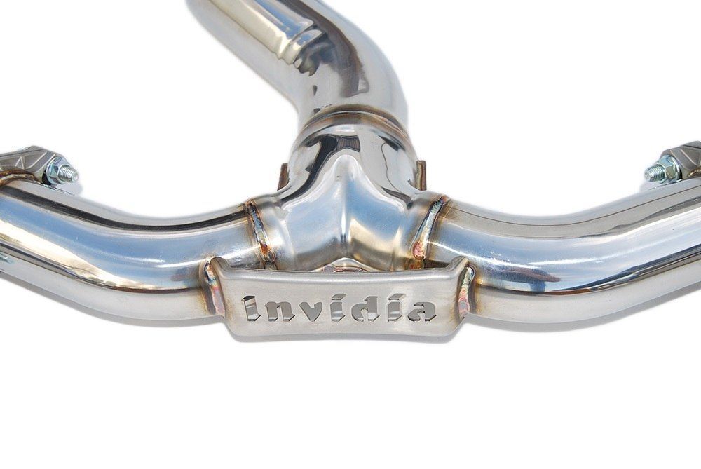 Invidia R400 Cat Back Exhaust - Straight Cut Polished Stainless Tips - Subaru WRX/STI 11-21 (Sedan) - Revzone