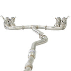 Invidia R400 Cat Back Exhaust - Straight Cut Titanium Blue Tips - Subaru WRX/STI 11-21 (Sedan) - Revzone