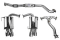 Invidia Q300 Cat Back Exhaust - Rolled Polished Stainless Tips - Subaru WRX/STI 11-21 - Revzone