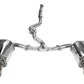 Invidia Q300 Cat Back Exhaust - Rolled Titanium Blue Tips - Subaru WRX/STI 11-21