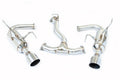 Invidia R400 Cat Back Exhaust - Straight Cut Polished Stainless Tips - Subaru Levorg VM 14-20 - Revzone