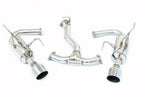 Invidia R400 Cat Back Exhaust - Straight Cut Polished Stainless Tips - Subaru Levorg VM 14-20 - Revzone