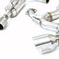 Invidia R400 Cat Back Exhaust - Straight Cut Polished Stainless Tips - Subaru Levorg VM 14-20