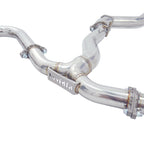 Invidia R400 Cat Back Exhaust - Straight Cut Titanium Blue Tips - Subaru Levorg VM 14-20 - Revzone