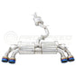 Invidia R400 Valved Cat Back Exhaust w/Round Tips - Straight Cut Polished Stainless Tips - VW Golf R Mk7.5