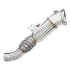 Invidia Down Pipe w/High Flow Cat - Toyota Supra A90 19+ - Revzone