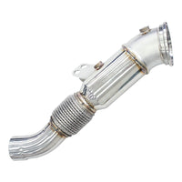 Invidia Down Pipe w/High Flow Cat - Toyota Supra A90 19+ - Revzone