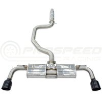 Invidia R400 Cat Back Exhaust - Straight Cut Black Stainless Tips - VW Golf GTI Mk8 - Revzone
