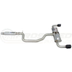 Invidia R400 Cat Back Exhaust - Straight Cut Black Stainless Tips - VW Golf GTI Mk8 - Revzone
