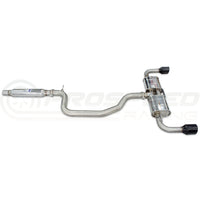 Invidia R400 Cat Back Exhaust - Straight Cut Black Stainless Tips - VW Golf GTI Mk8 - Revzone