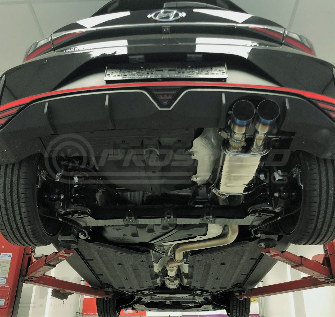 Invidia Q300 Valved Cat Back Exhaust w/Straight Cut Ti Tips - Hyundai i20N BC 21+ - Revzone